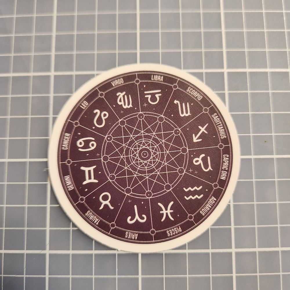10/$10 Sticker Celestial Moon Zodiac